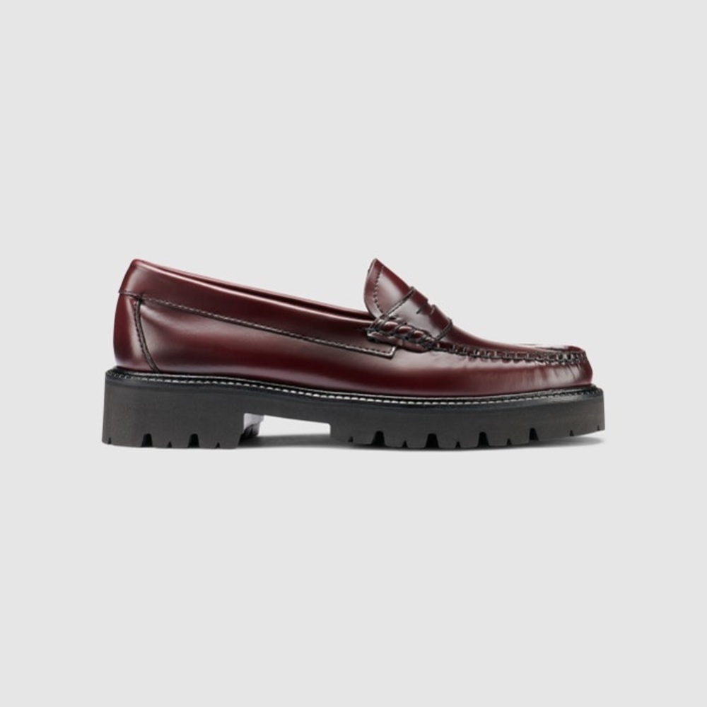 G.H. Bass WOMENS WHITNEY SUPER LUG WEEJUNS LOAFER 6